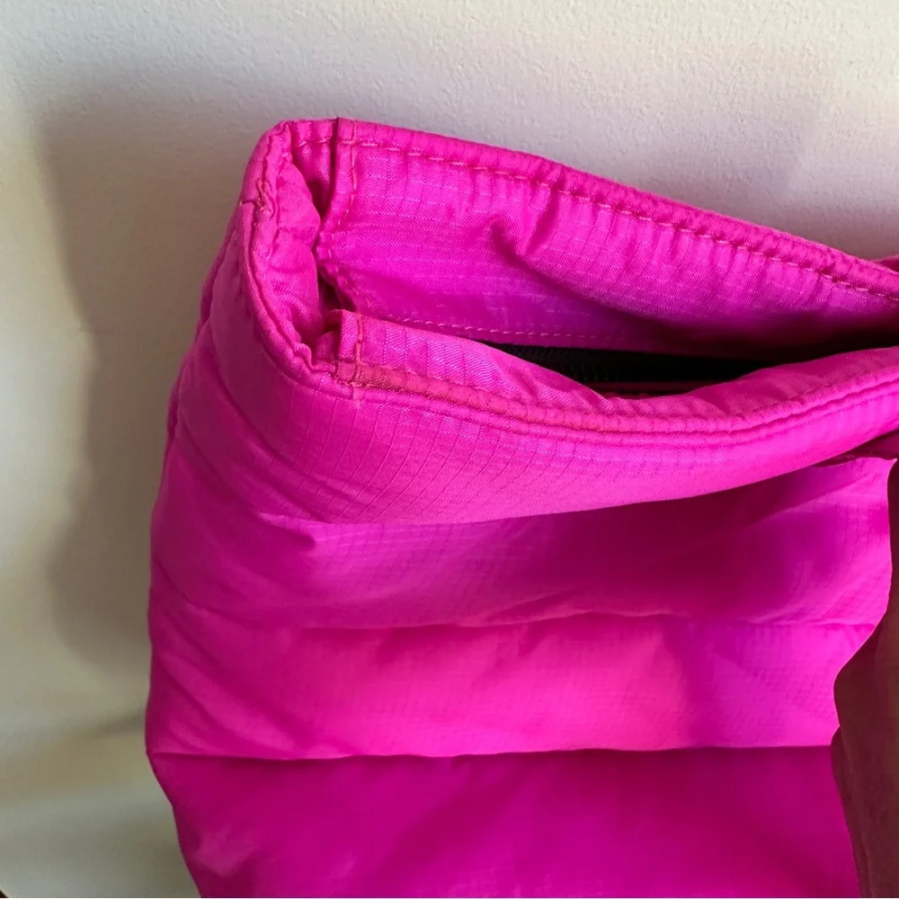 UGG Krystal Puffer Tote Bag Channel Quilted Pink Rock Rose - Picture 13 of 17